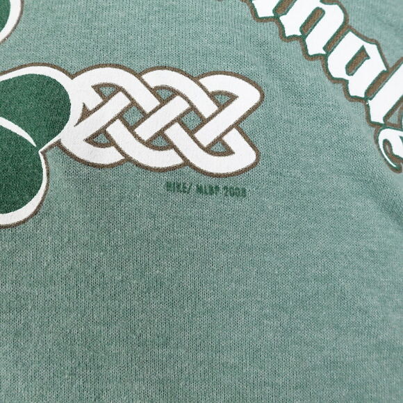 VINTAGE ST LOUIS CARDINALS IRISH ST PATTYS DAY CLOVER NIKE TEAM TSHIRT 2XL Y2K - Picture 3 of 7
